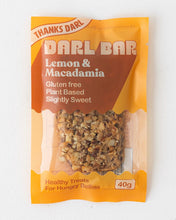 Load image into Gallery viewer, Darl Bar 40g - Lemon & Macadamia