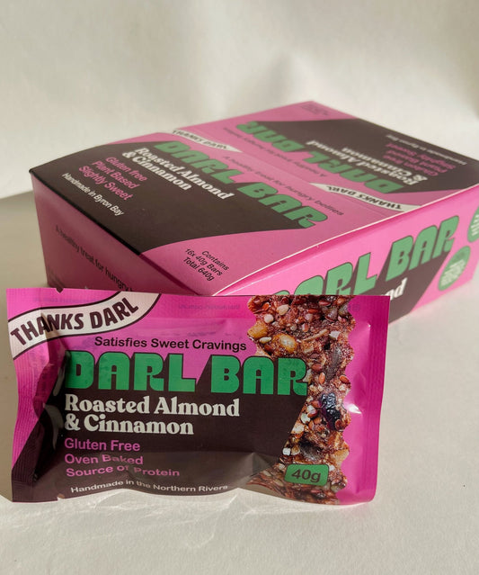 Darl Bar 40g - Roasted Almond & Cinnamon